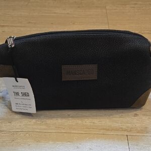 New Manscaped The Shed's Premium Quality PU Leather Travel/Toiletry Bag